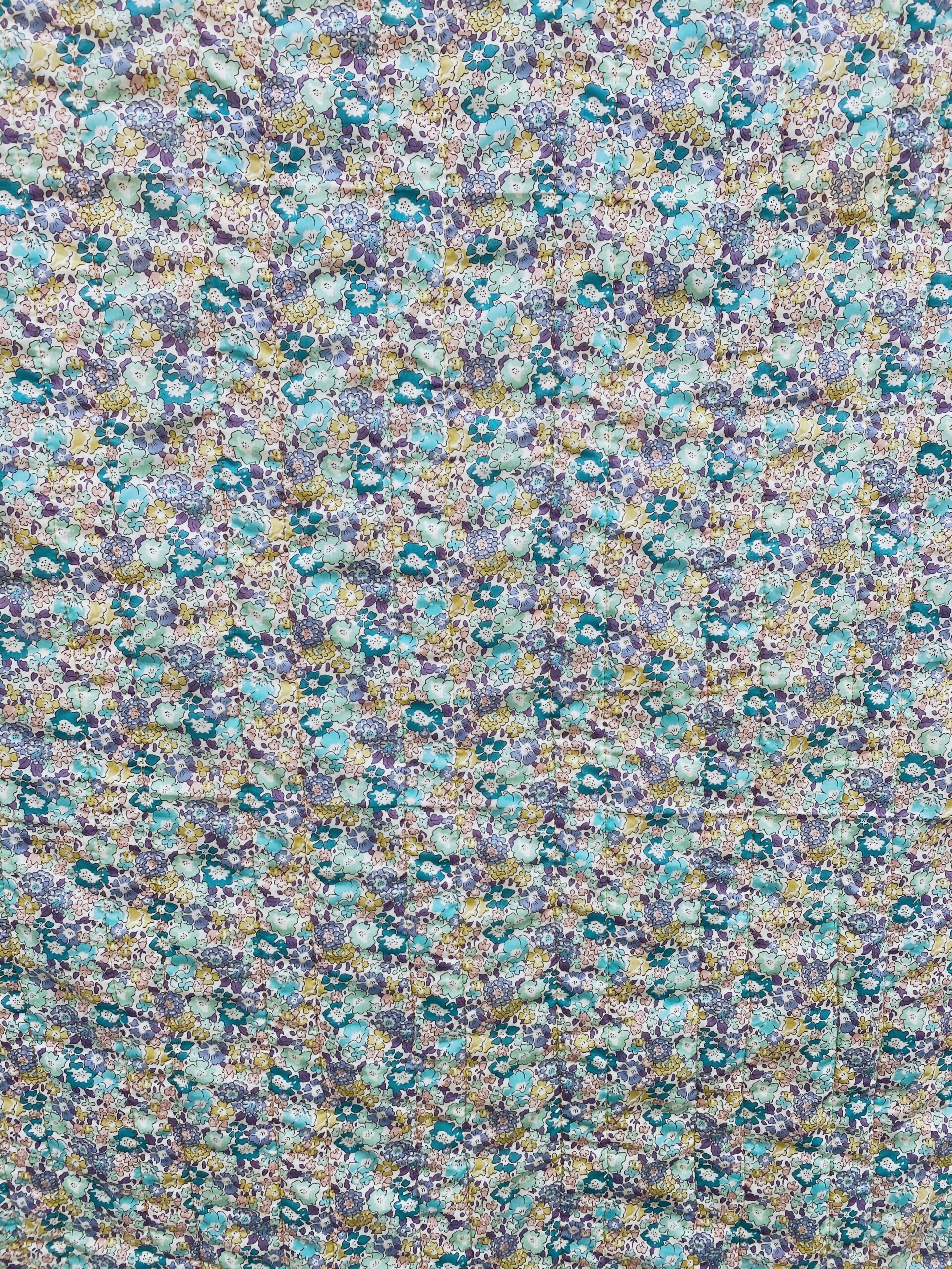 Liberty and gingham Shift quilt by Olivia Jane Handcrafted