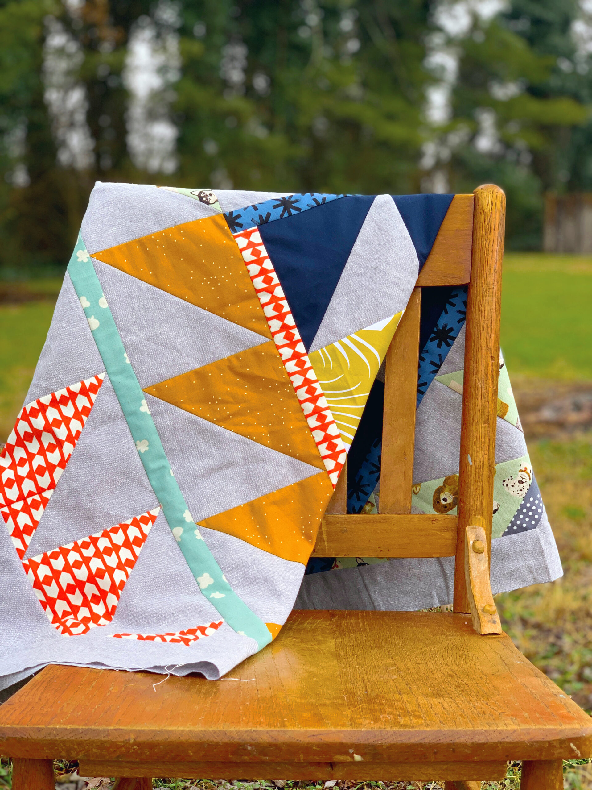 Gather Quilt sewn by Olivia Jane Handcrafted in Cotton + Steel