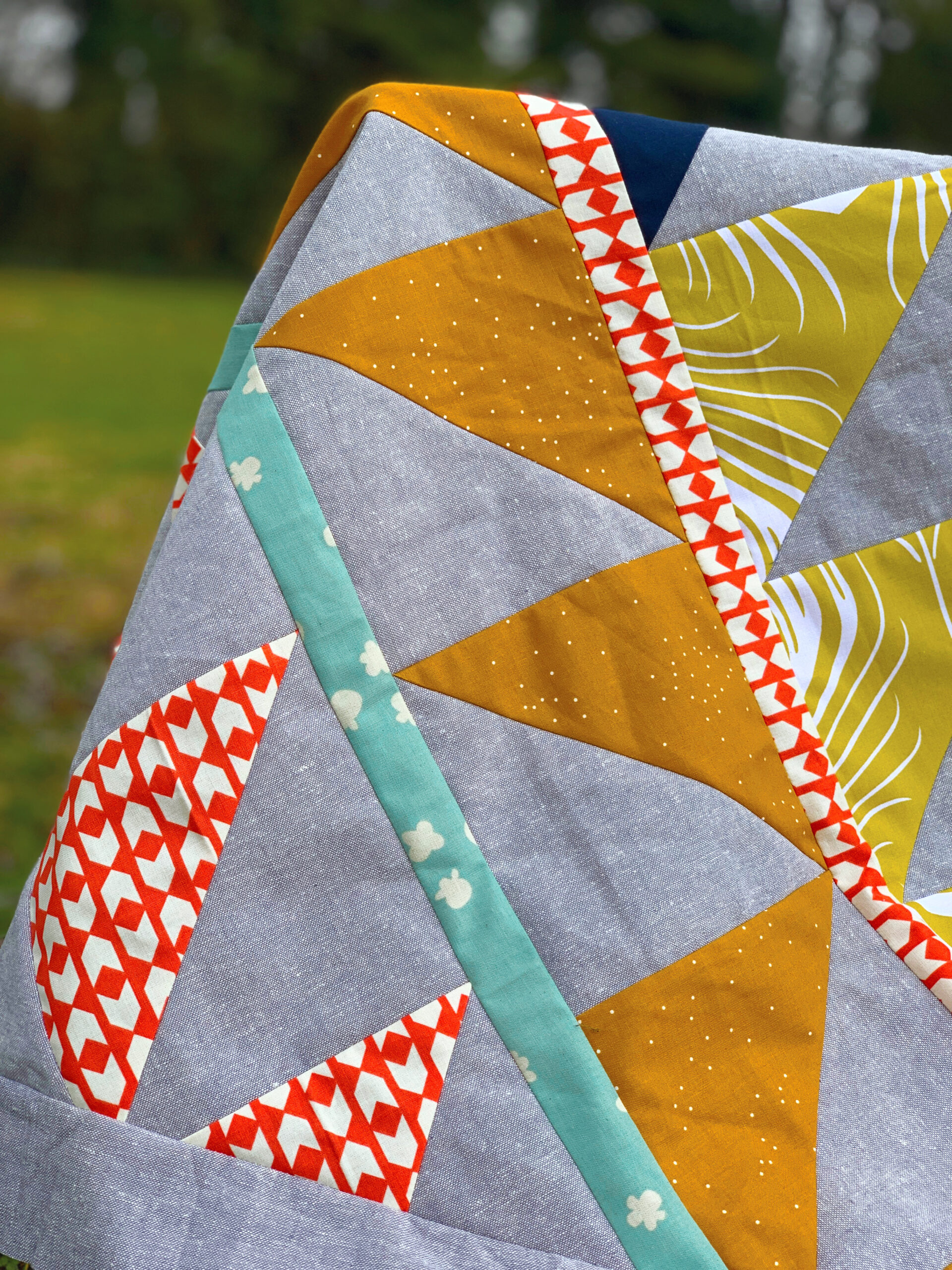 Gather Quilt sewn by Olivia Jane Handcrafted in Cotton + Steel