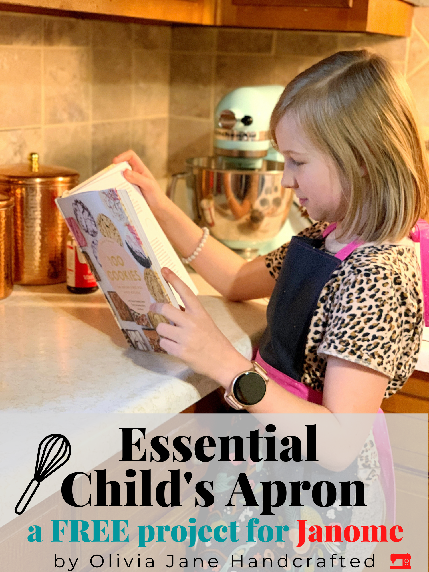 Essential Child's Apron by Olivia Jane Handcrafted