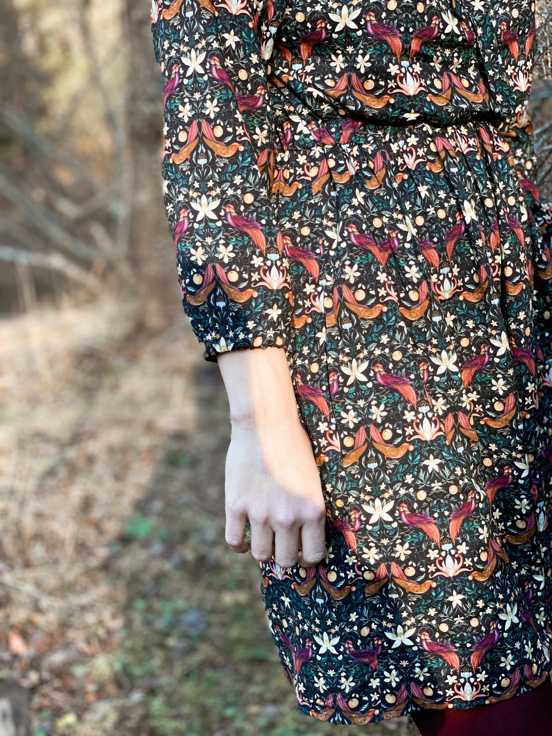 Wilder gown in Liberty challis by Olivia Jane Handcrafted