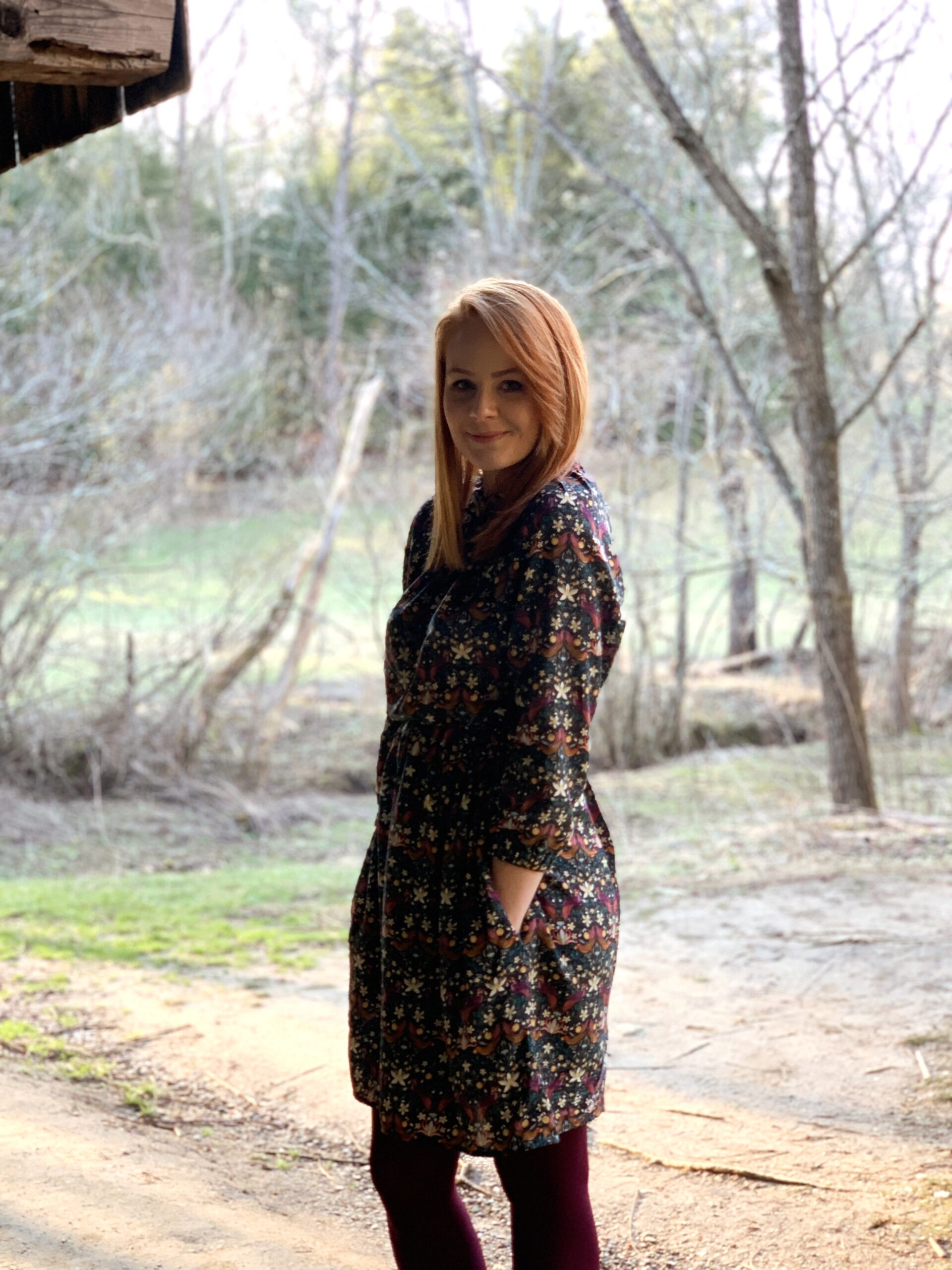 Wilder gown in Liberty challis by Olivia Jane Handcrafted