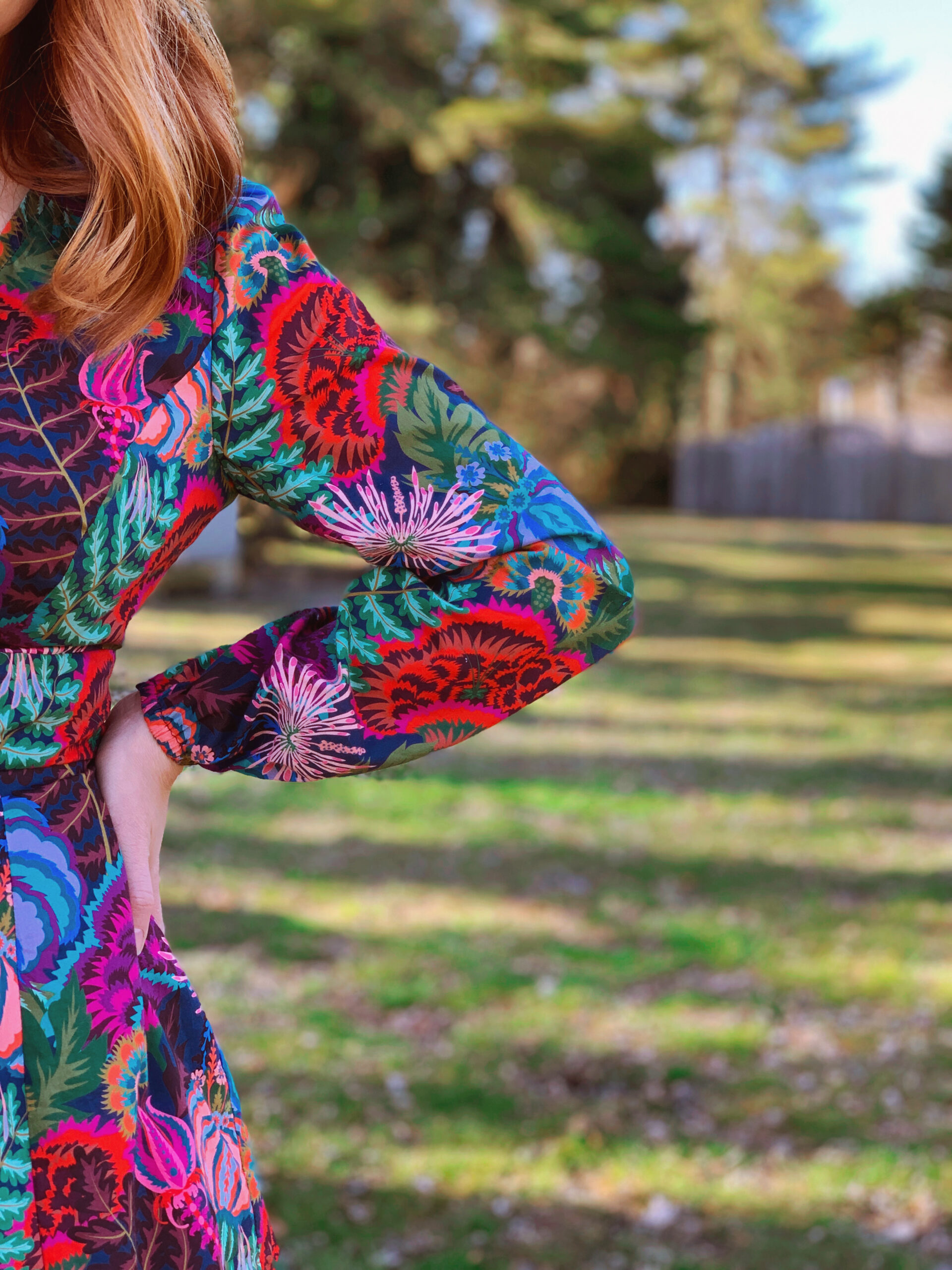 Coverdale Deer and Doe Magnolia  Dress by Olivia Jane Handcrafted