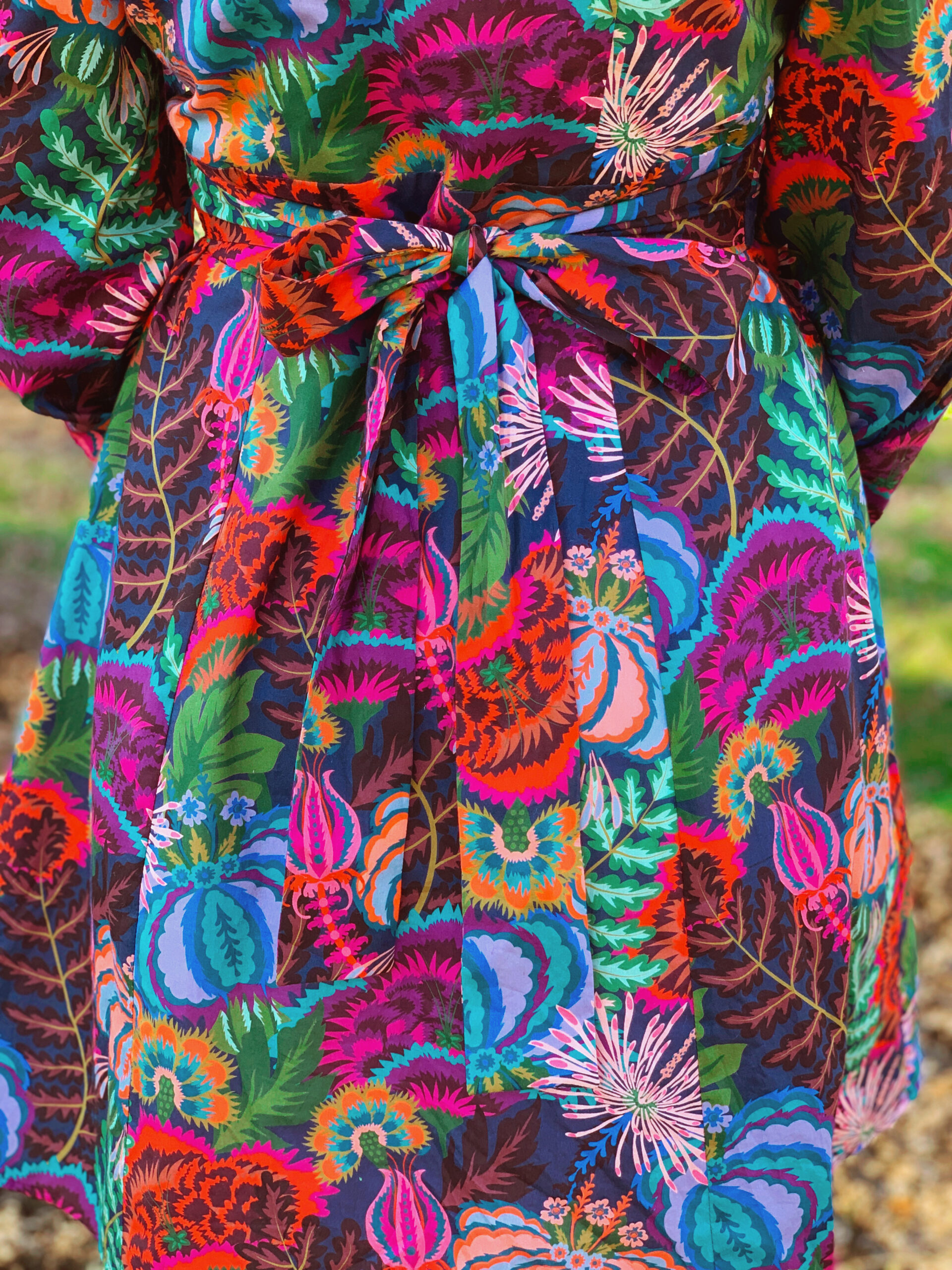 Coverdale Deer and Doe Magnolia  Dress by Olivia Jane Handcrafted