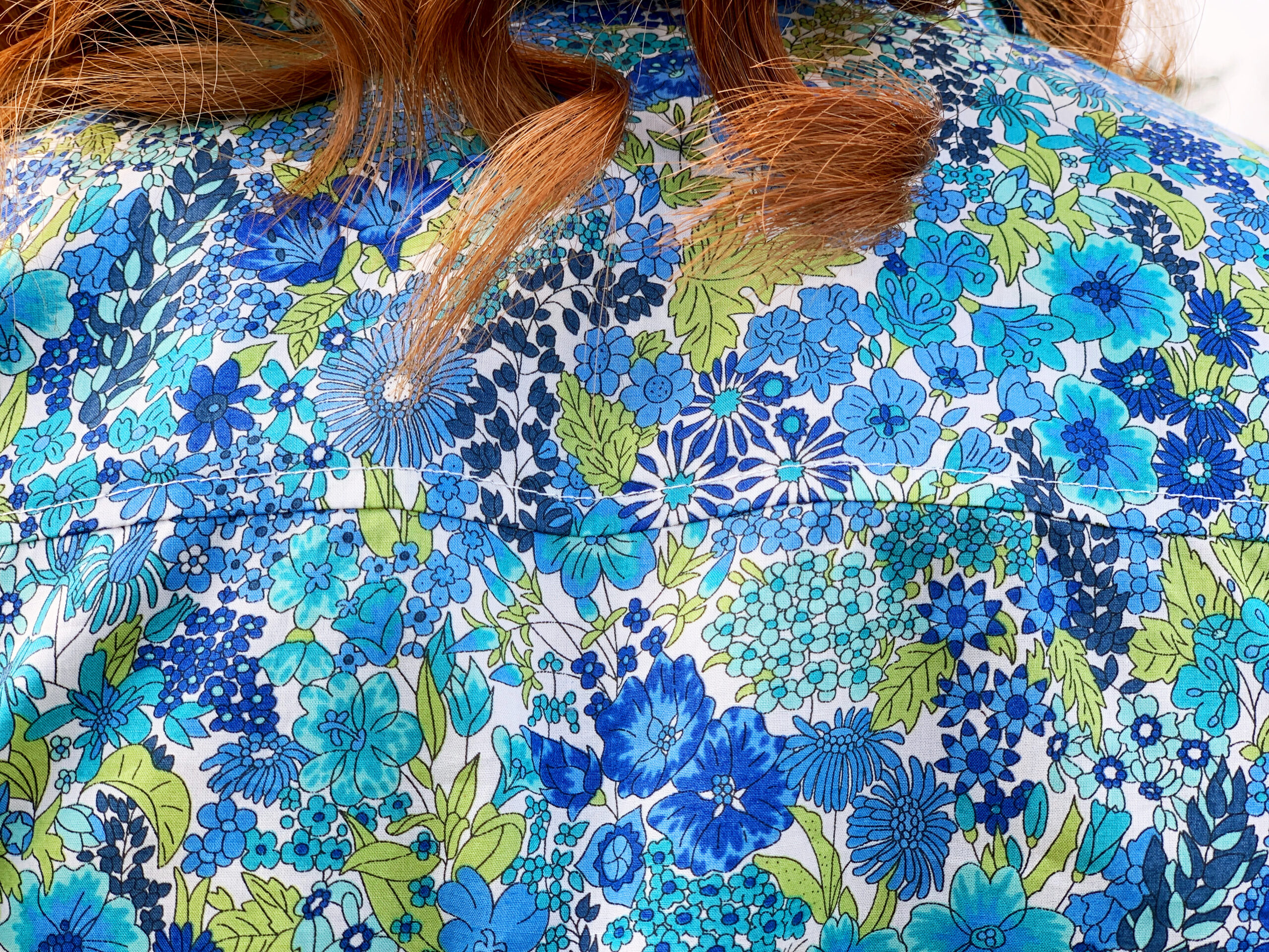 Perfect Shirt in Japanese Liberty by Olivia Jane Handcrafted