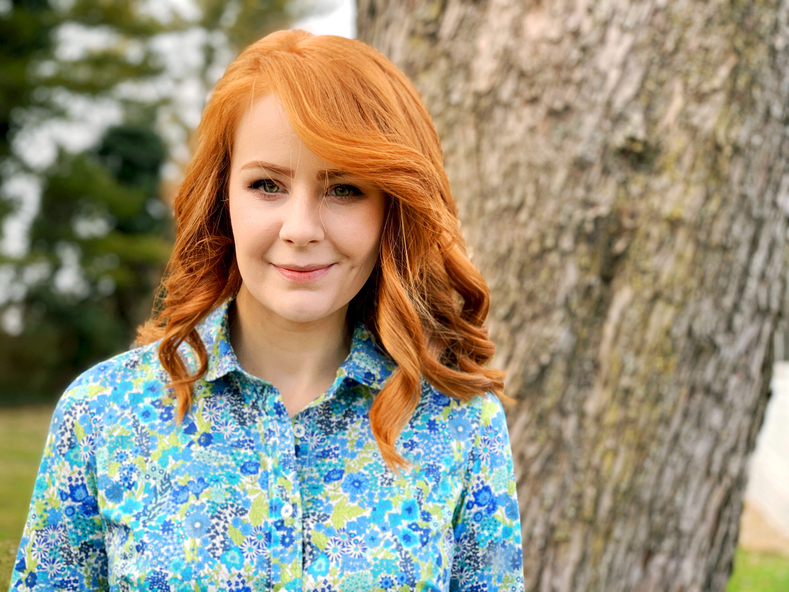 Perfect Shirt in Japanese Liberty by Olivia Jane Handcrafted