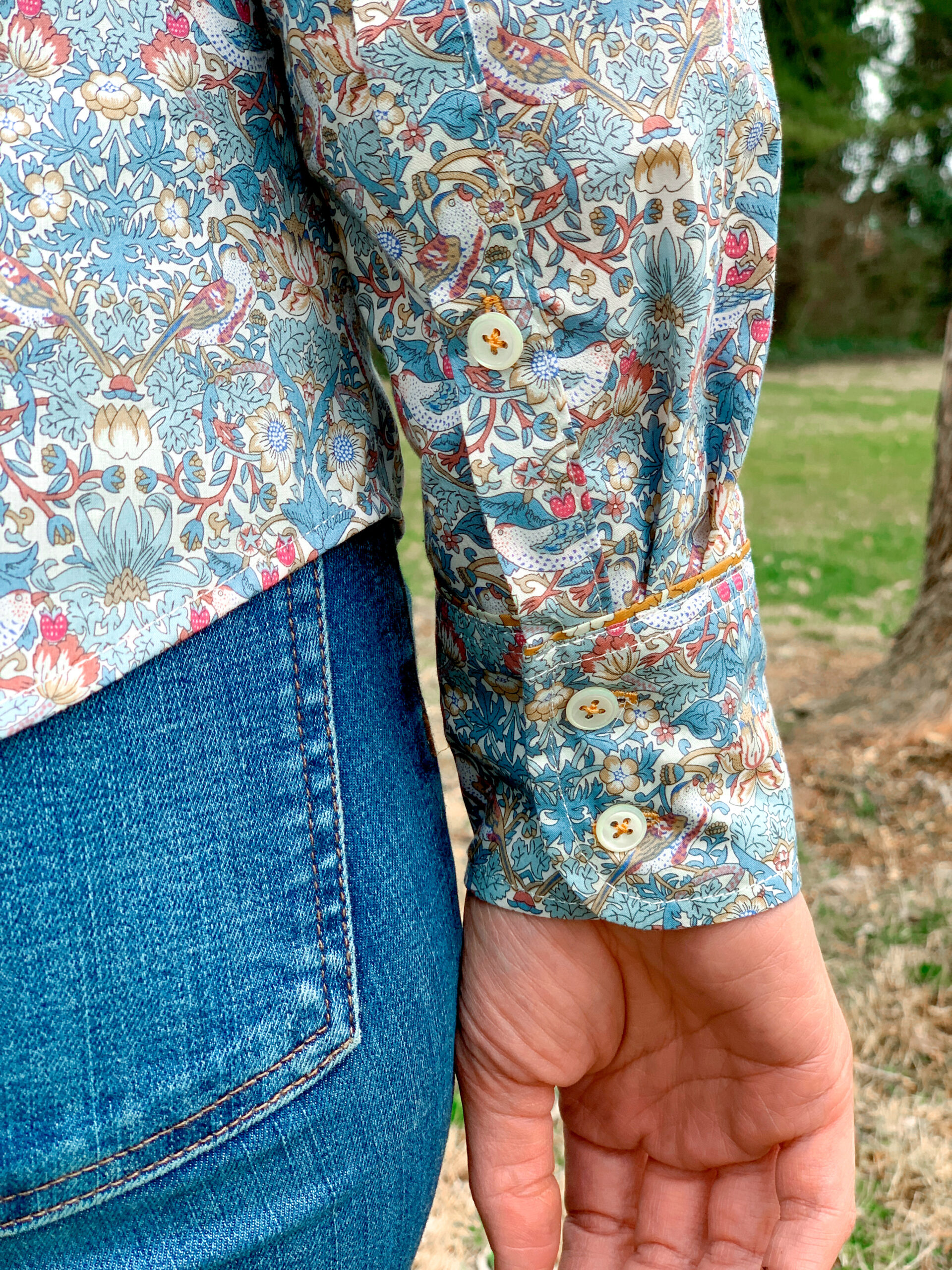 Self Sewn Perfect Shirt in Liberty organic lawn