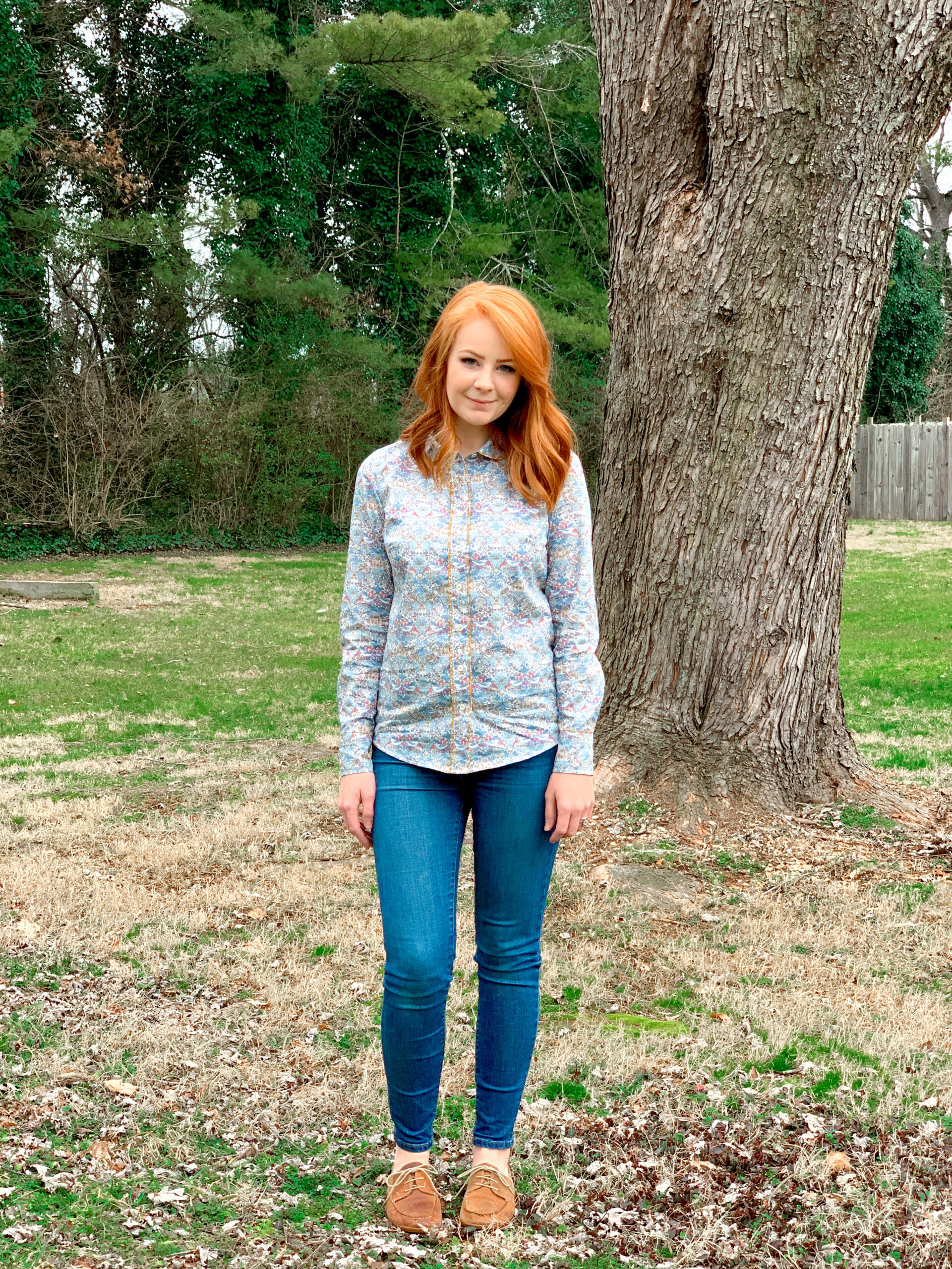 Self Sewn Perfect Shirt in Liberty organic lawn