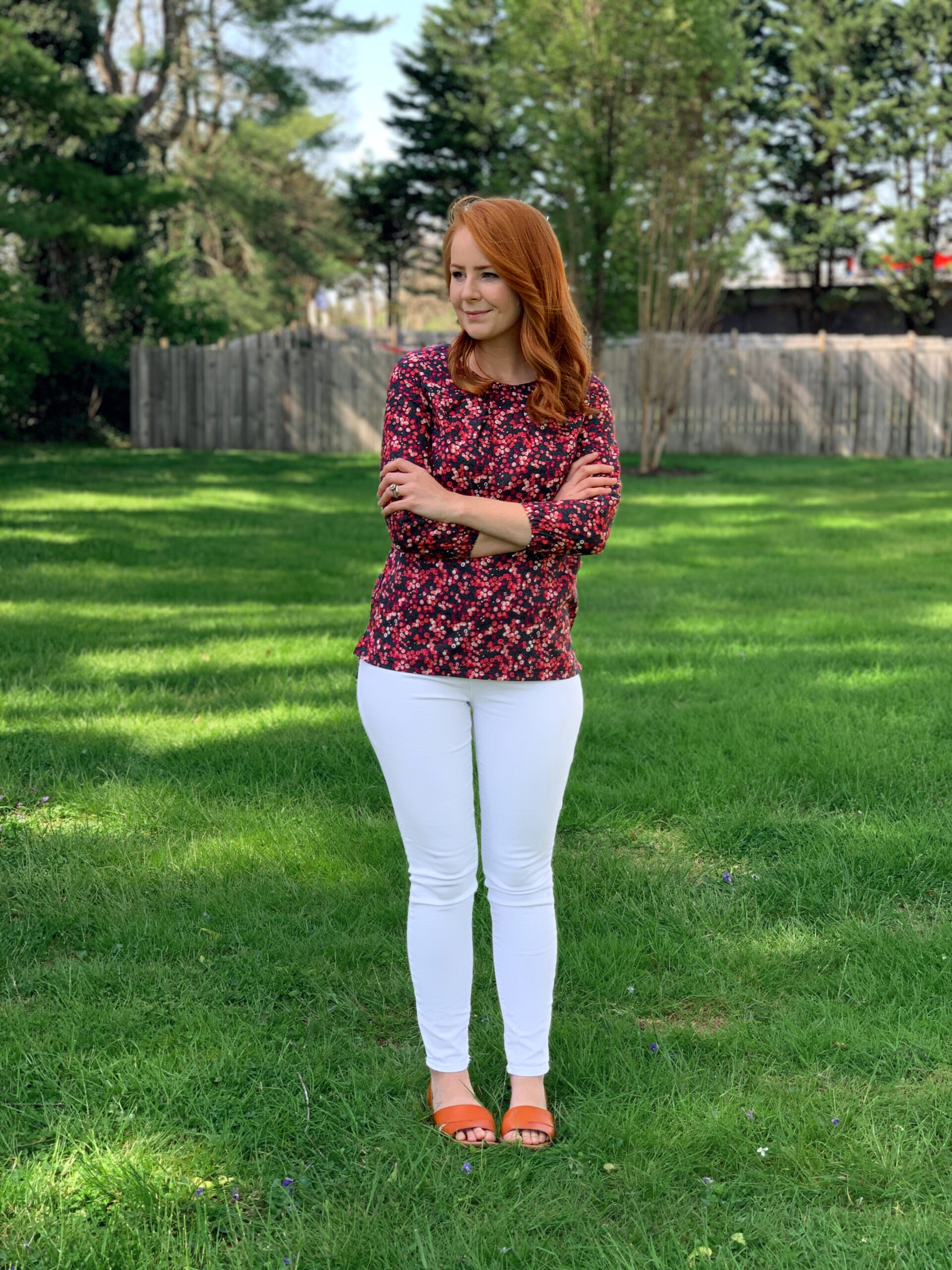 Clara Blouse in Liberty Poplin