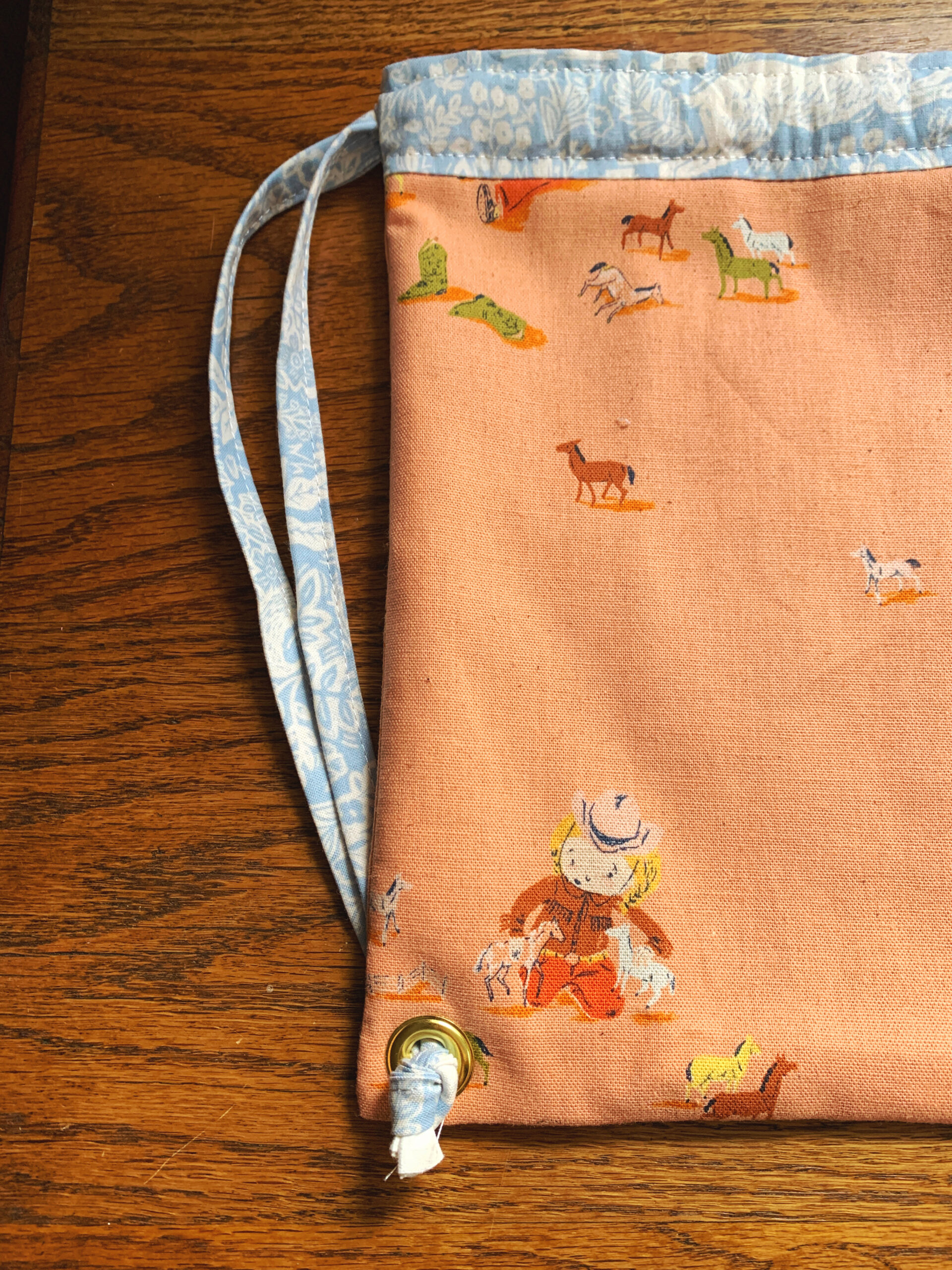 Drawstring Backpack Free Project for Janome