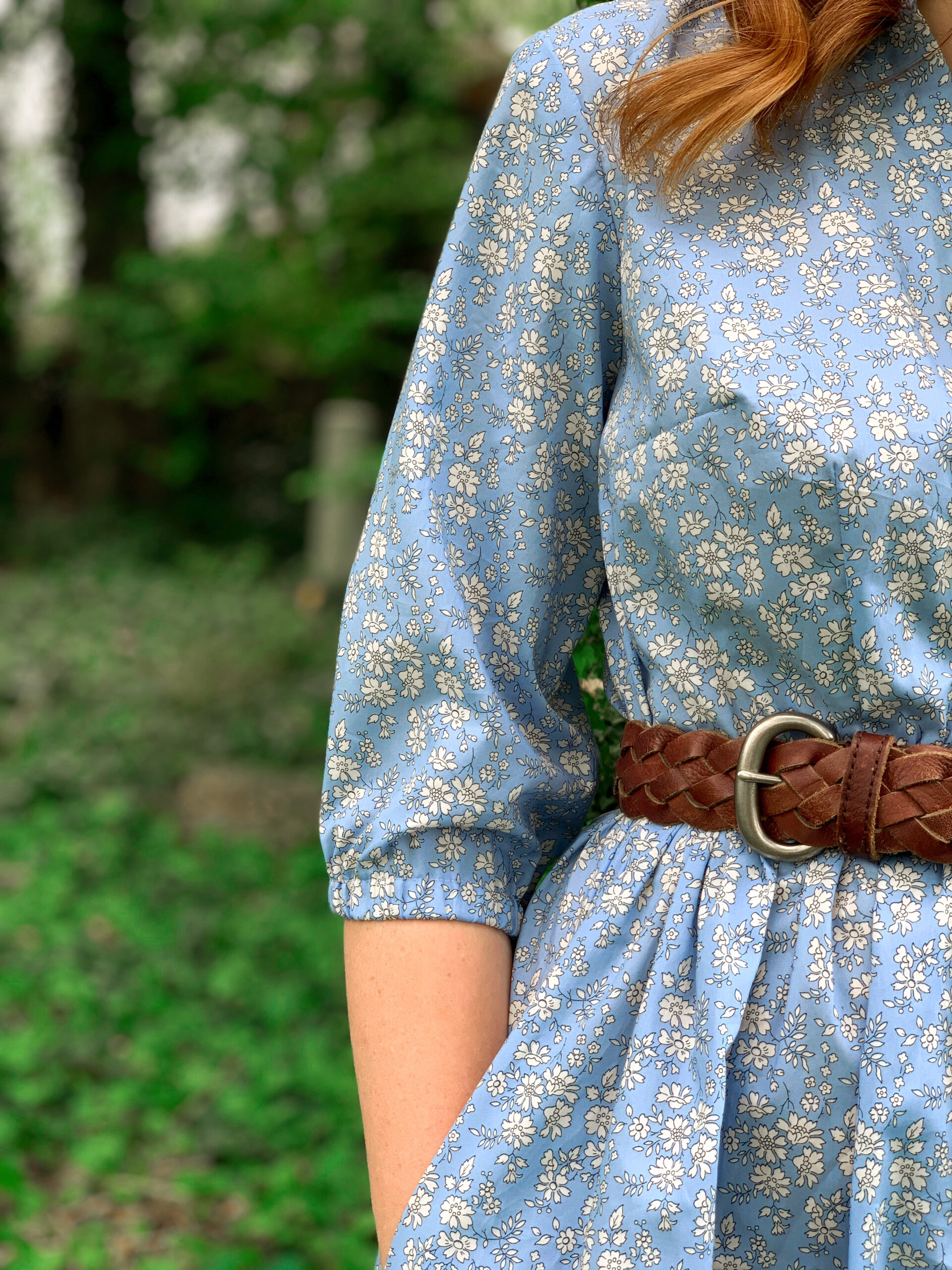 Deer and Doe Myosotis Dress in Liberty Capel