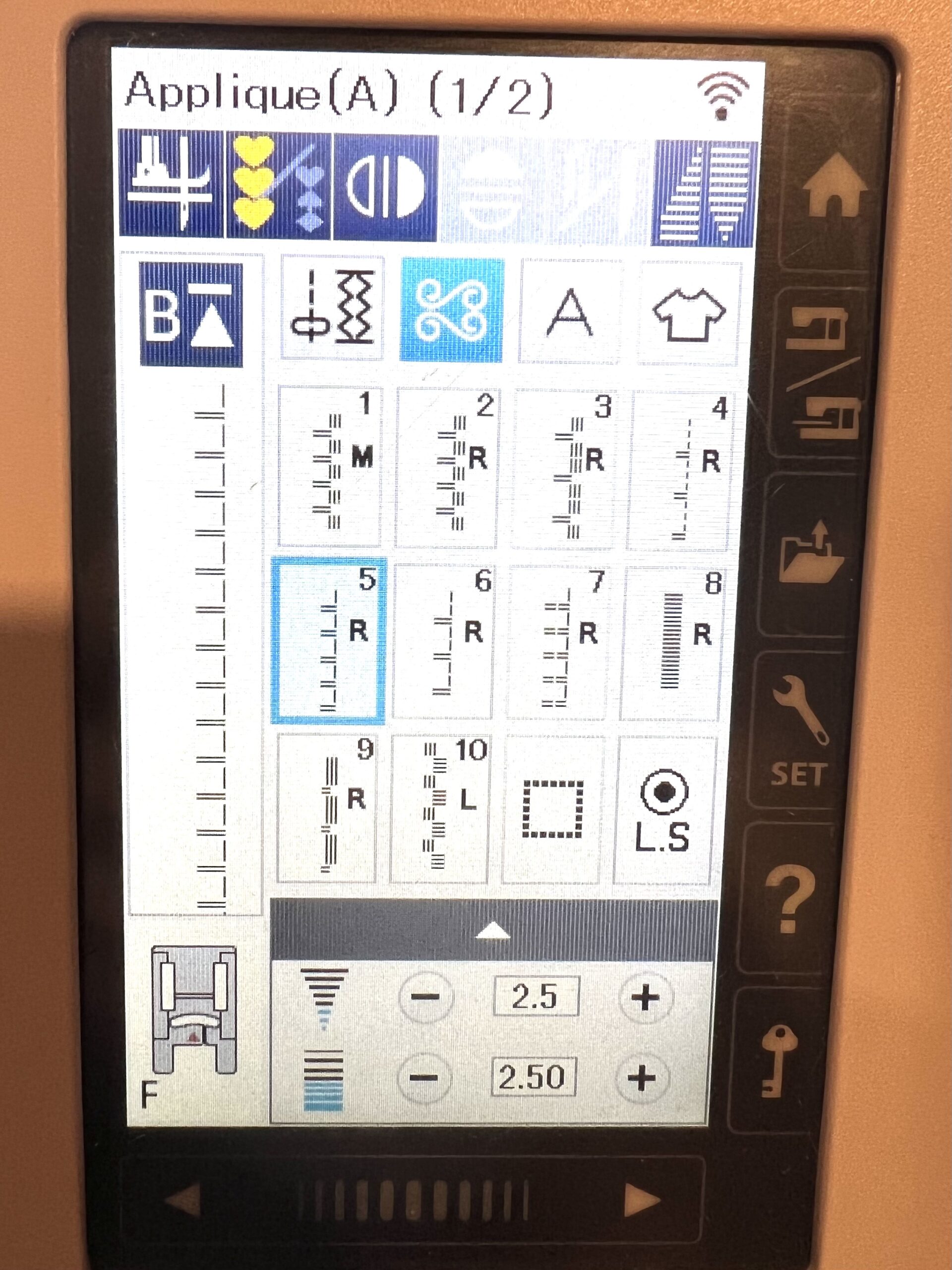 Everyday applique for Janome