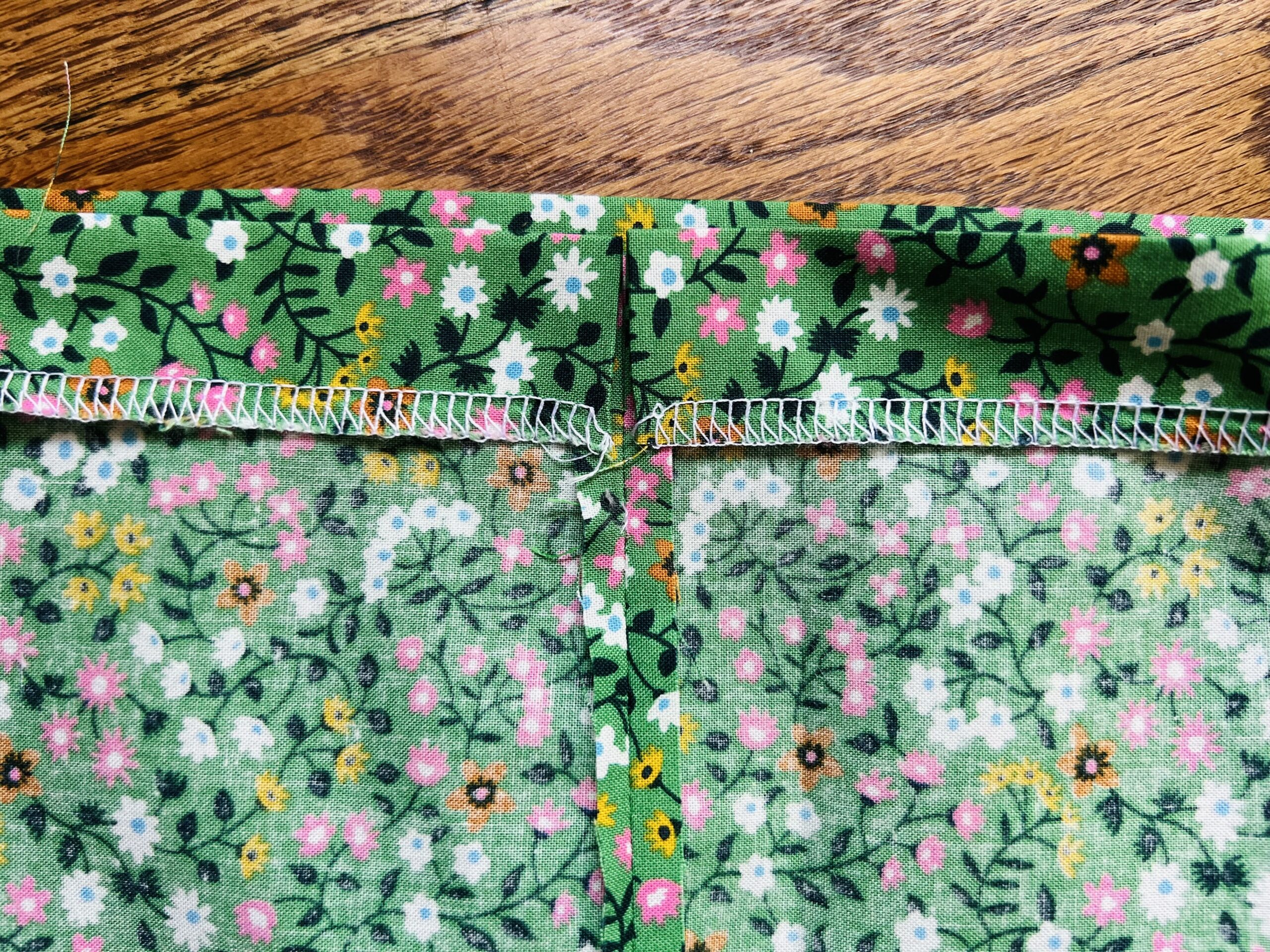 finish and fold top of bag Janome kids sleeping bag