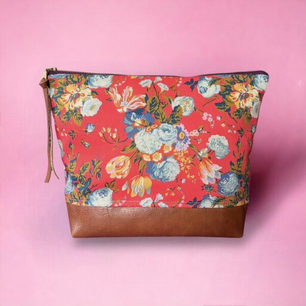 Large Flat Bottom Bag : Liberty Vintage Rose