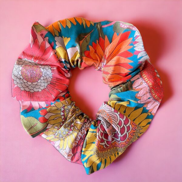 liberty sunflower scrunchie