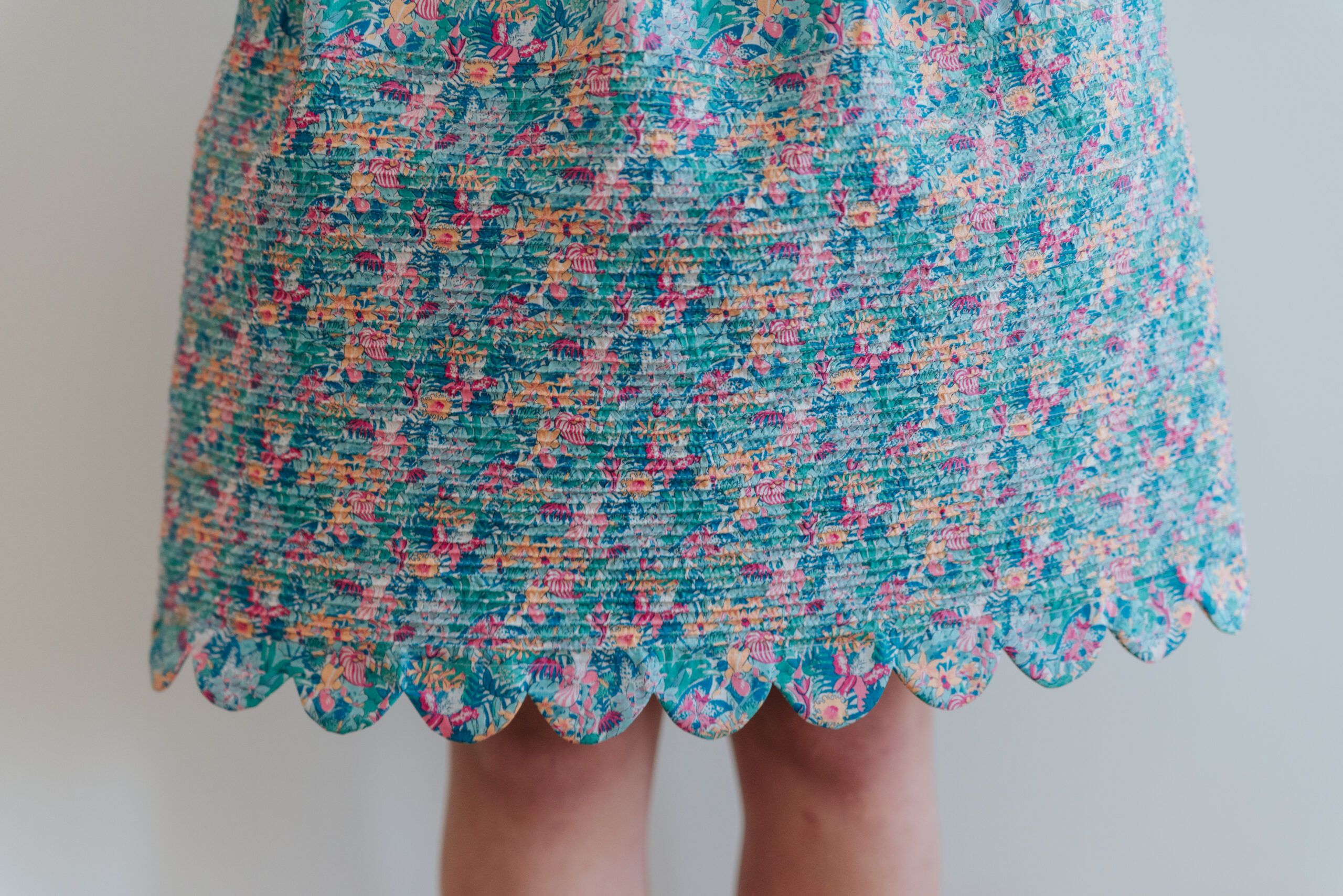 perfectly pintucked skirt, a project for janome