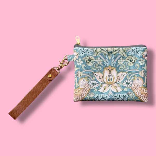 Wristlet : Morris Strawberry Thief (double bird)