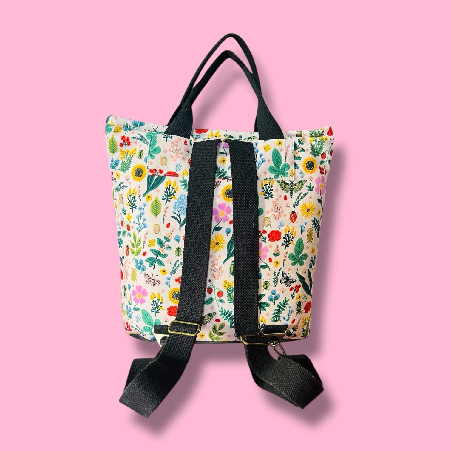 Backpack Tote : Rifle Paper Co Curio Light Pink - Image 2