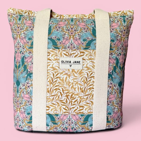 Backpack Tote : Morris Mixed Print
